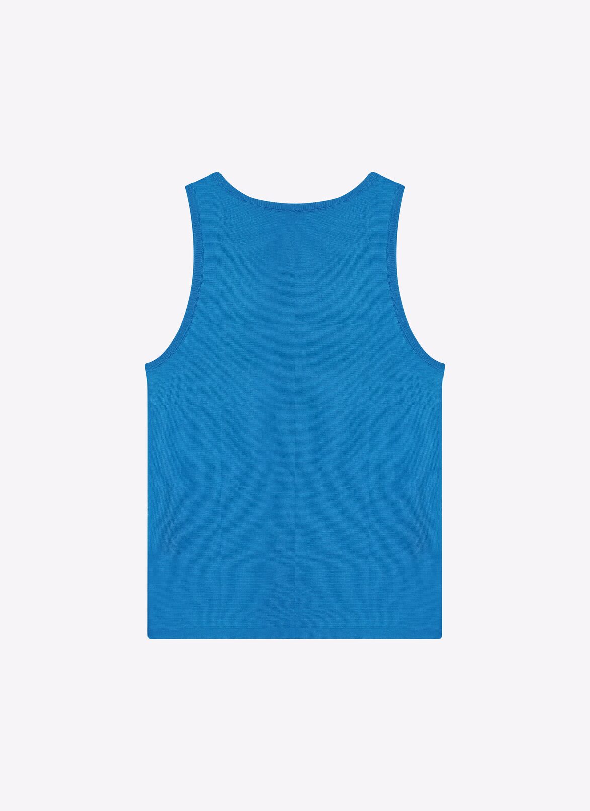 High Shine Tank top ALAÏA BLUE HIGH SHINE TANK TOP